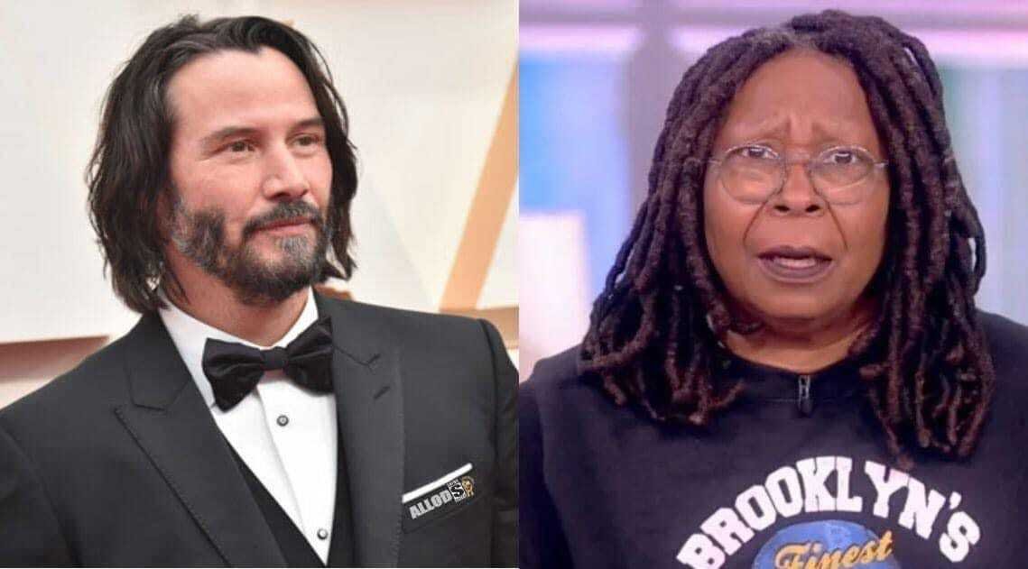 “KEANU REEVES STANDS FIRM: REFUSES TO PRESENT WHOOPI GOLDBERG’S LIFETIME ACHIEVEMENT AWARD AMID HOLLYWOOD CONTROVERSY”