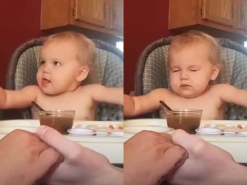 Daddy Says It’s Time To Pray— Watch As Baby Girl Joins In Most Adorable Fashion