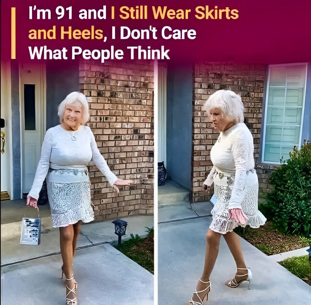 91-Yr-Old TikTok Star Wears Mini-Skirts And Dances For Her Followers”@