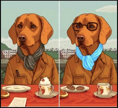 Find all 8 subtle differences between these two images before time runs out!