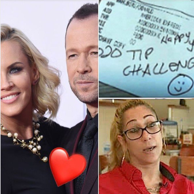 Donnie Wahlberg hands single mom jaw-dropping tip at IHOP – tells her open it when we leave