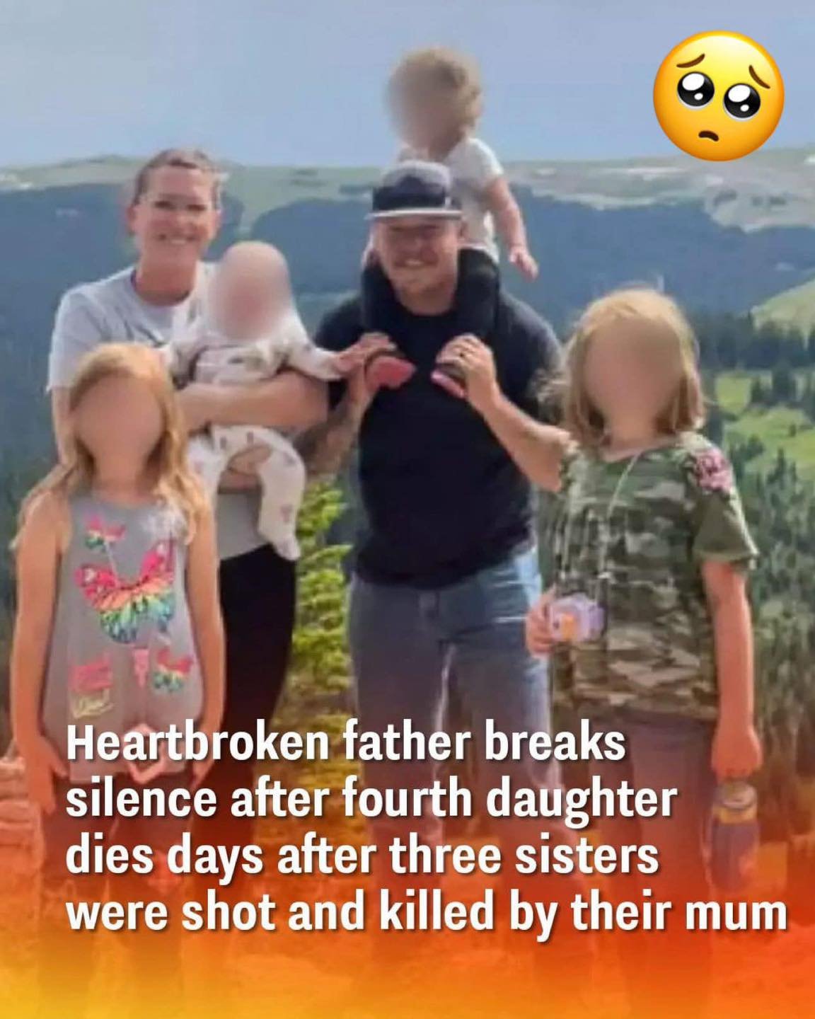 Heartbroken father breaks silence over his daughter’s passing after her mom shot her and her three sisters