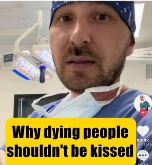 Doctor discusses the dangers of kissing someone who passed away and the health risks it can create