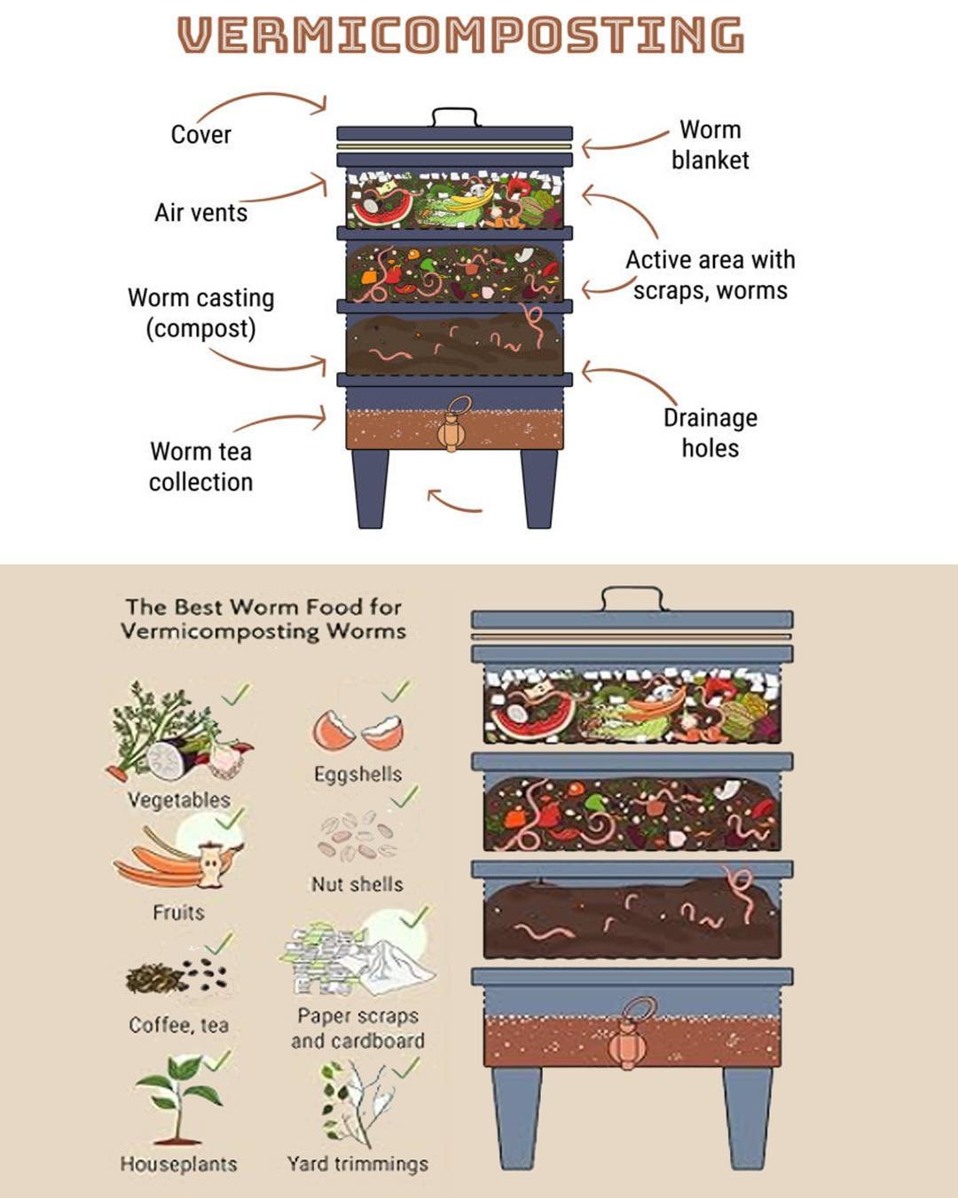 How to make a homemade vermicomposter