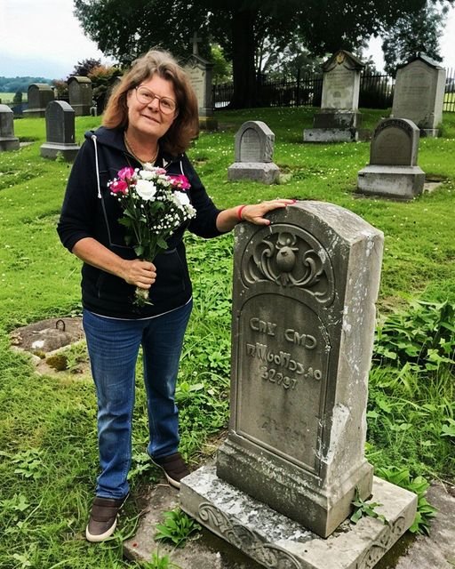 Old Woman Brought Sons Favorite Pastry to His Grave and Found Note Upon Her Return