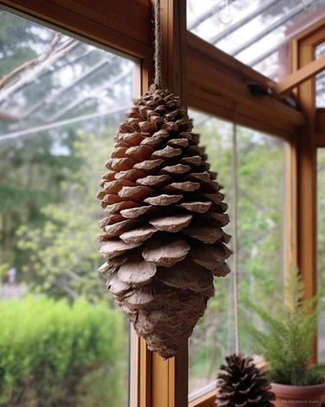 Here’s why you should hang a pine cone near your garden