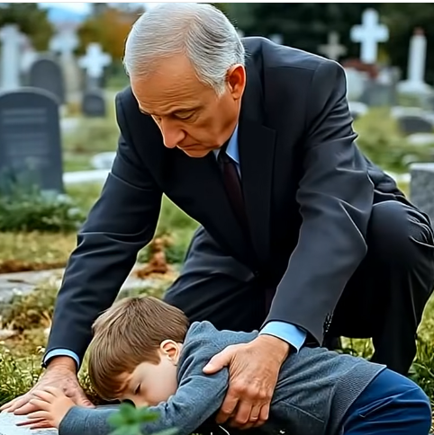 A wealthy businessman meets a mysterious boy at his son’s grave…