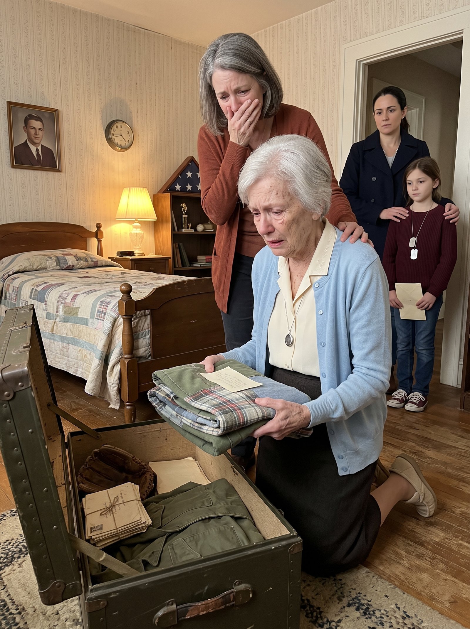 For 34 Years, Mom Kept My Brother’s Army Footlocker Locked—Then a Little Girl Arrived Wearing His Dog Tags
