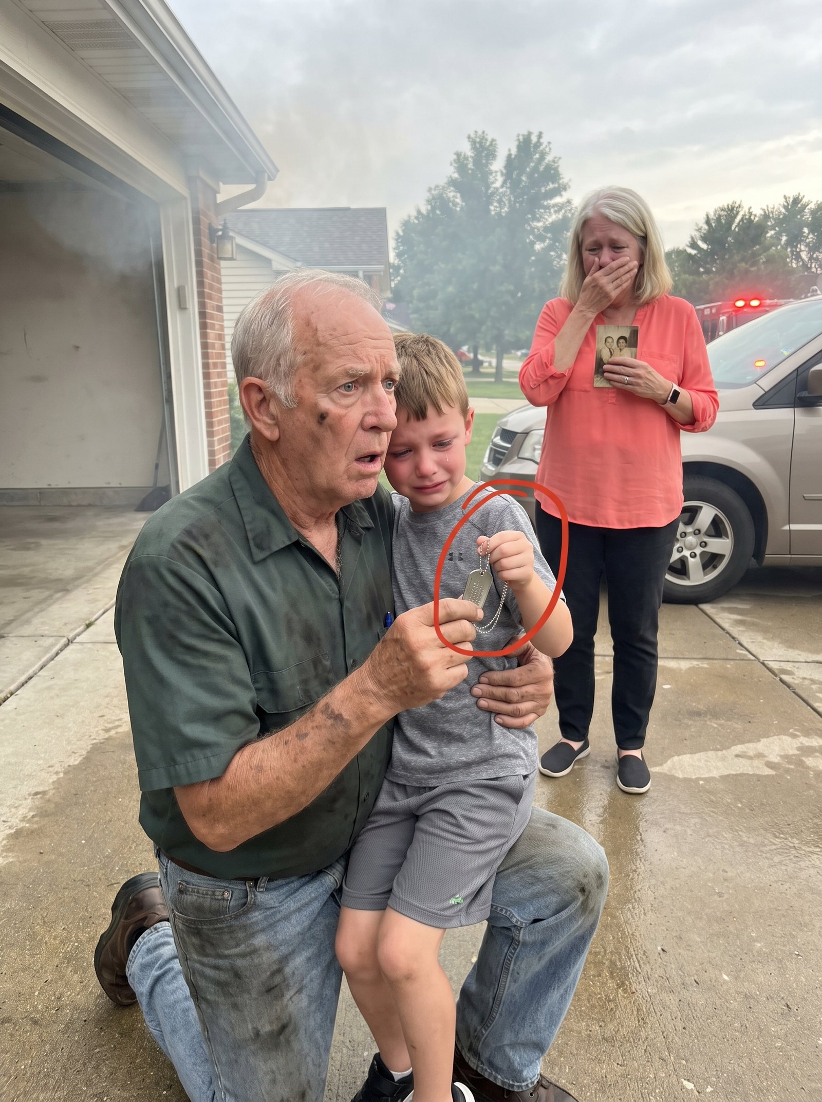 A 76-Year-Old Man Ran Into a Burning Garage to Save a Boy—Then the Child Called Him by His Son’s Name