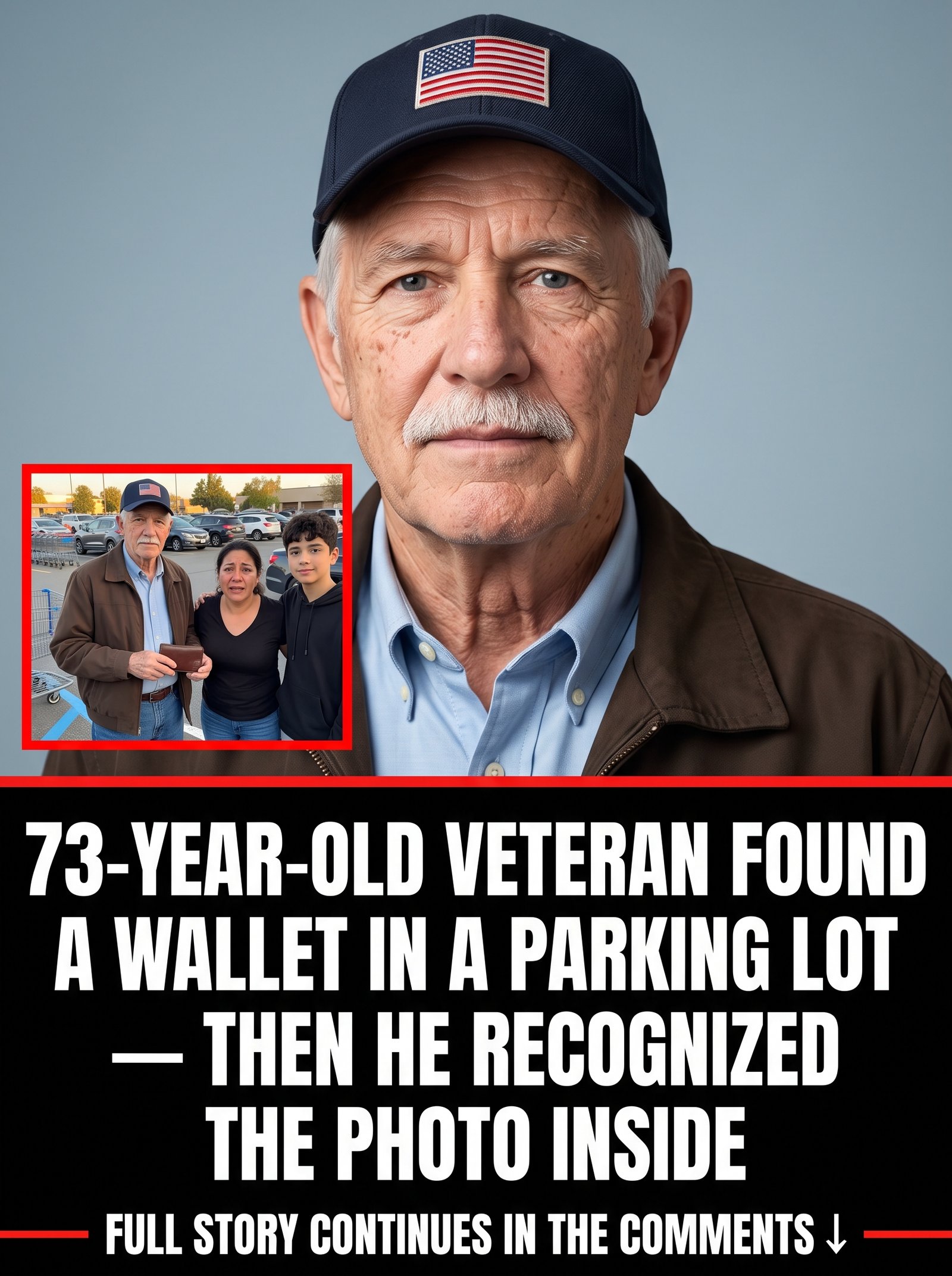 73-Year-Old Veteran Found a Wallet in a Parking Lot—Then He Recognized the Photo Inside